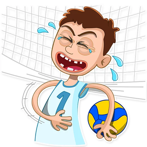 George Volleyball stiker 🤣
