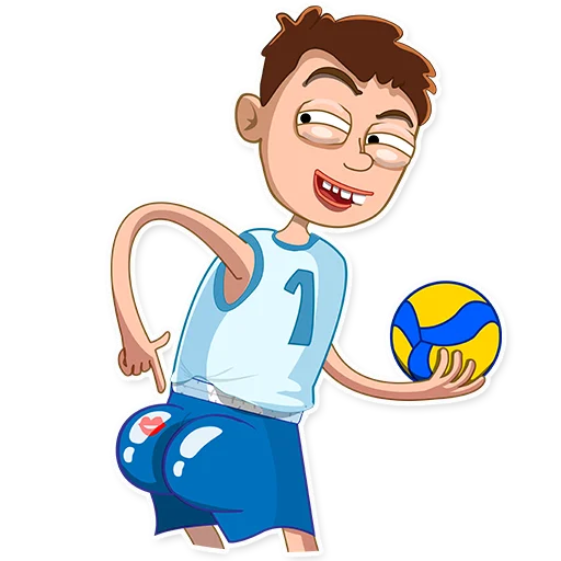 Telegram Sticker «George Volleyball» 💋