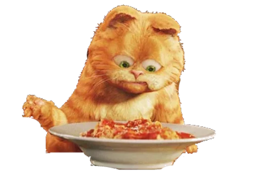 Telegram Sticker «Garfield» 😋