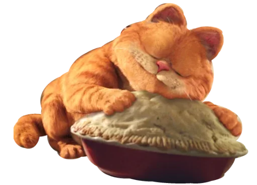 Telegram Sticker «Garfield» 😗