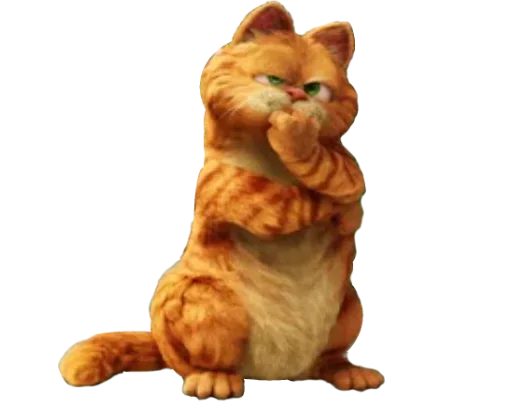 Garfield emoji 😙