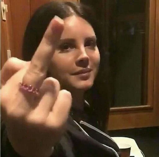 Telegram Sticker «Mood : Lana» 🖕