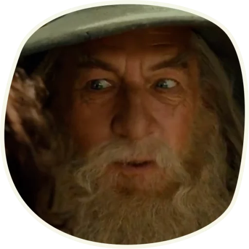 Telegram stiker «⭕️ Gandalf (first movie) » 😱