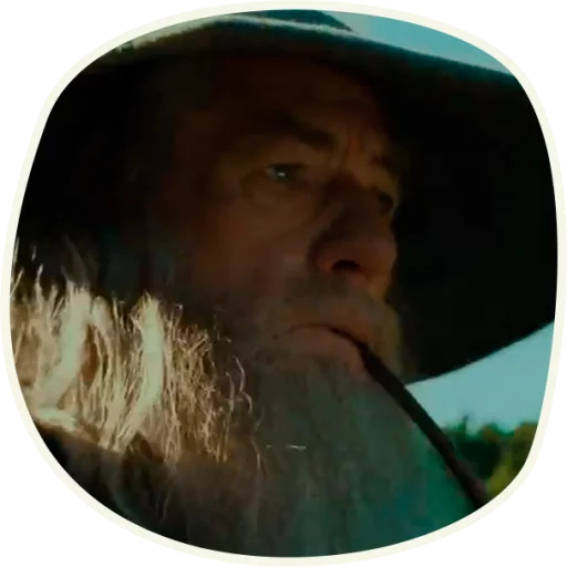 Стікер ⭕️ Gandalf (first movie)  😳