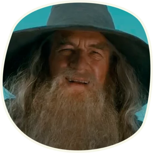 Стікер ⭕️ Gandalf (first movie)  😃