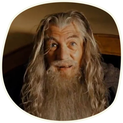⭕️ Gandalf (first movie)  emoji 😀