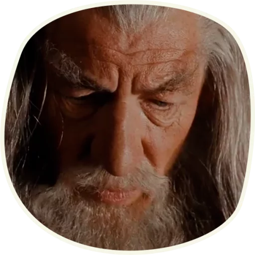 ⭕️ Gandalf (first movie) stiker 😦