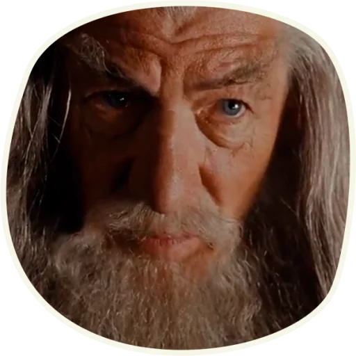 Telegram Sticker «⭕️ Gandalf (first movie)» 😐