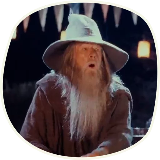 ⭕️ Gandalf (first movie)  emoji 😱