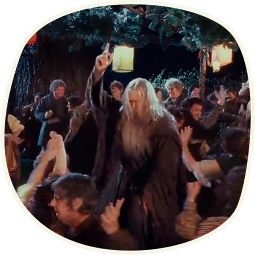 ⭕️ Gandalf (first movie) sticker 😎