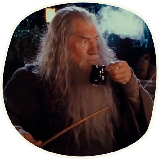 ⭕️ Gandalf (first movie) stiker 😠