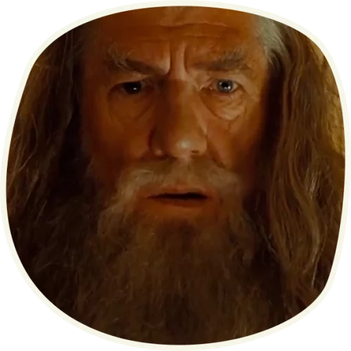 Стикер ⭕️ Gandalf (first movie)  😱