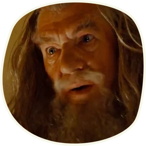 Емодзі ⭕️ Gandalf (first movie)  😳