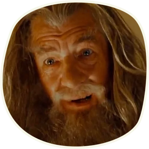⭕️ Gandalf (first movie)  emoji 😃