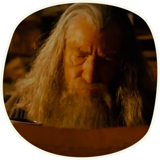 Стікер ⭕️ Gandalf (first movie)  😐