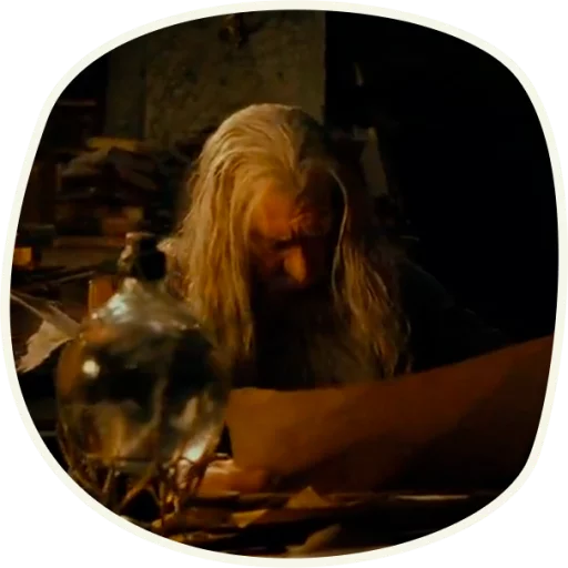 Стикер ⭕️ Gandalf (first movie)  🥅