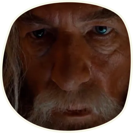 Стікер Telegram «⭕️ Gandalf (first movie) » 😠