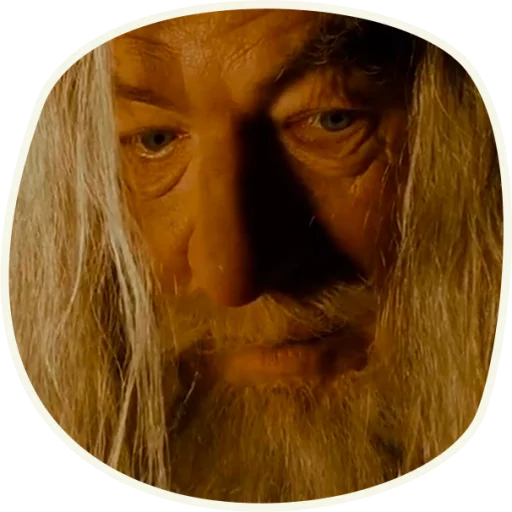 ⭕️ Gandalf (first movie)  emoji 😒