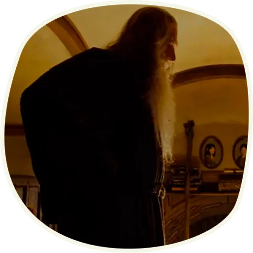 ⭕️ Gandalf (first movie)  emoji 😞
