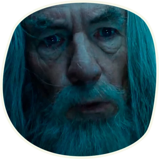 ⭕️ Gandalf (first movie)  emoji 😦
