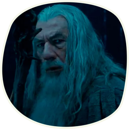 Эмодзи ⭕️ Gandalf (first movie) 