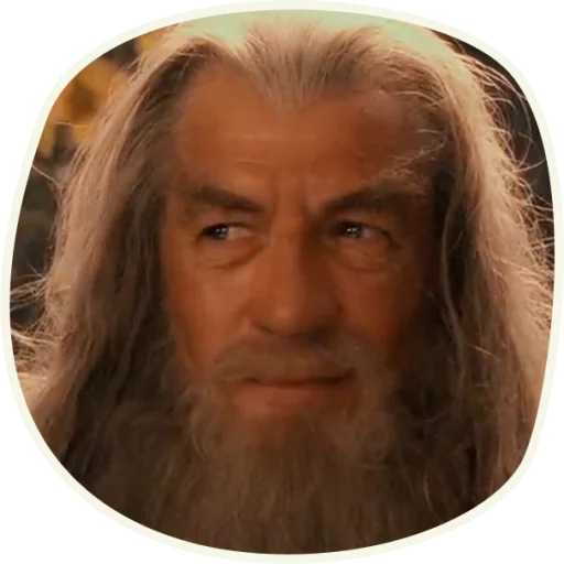 Стикер ⭕️ Gandalf (first movie)  ☺️