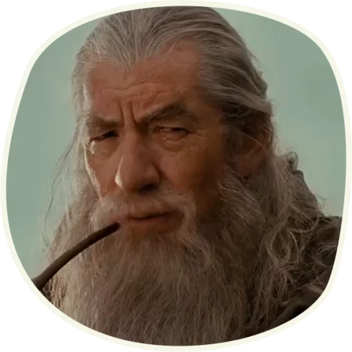 Стикер ⭕️ Gandalf (first movie)  😎