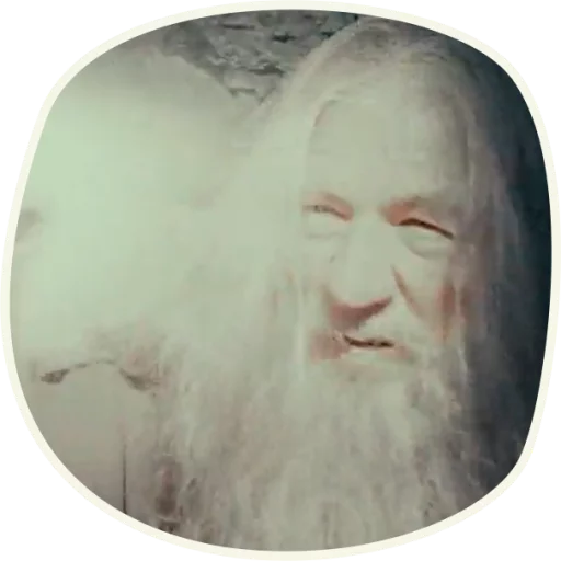 ⭕️ Gandalf (first movie)  emoji ☺️