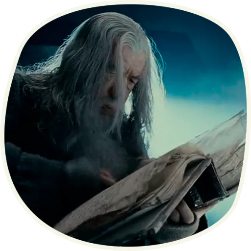 Стикер ⭕️ Gandalf (first movie)  🥅
