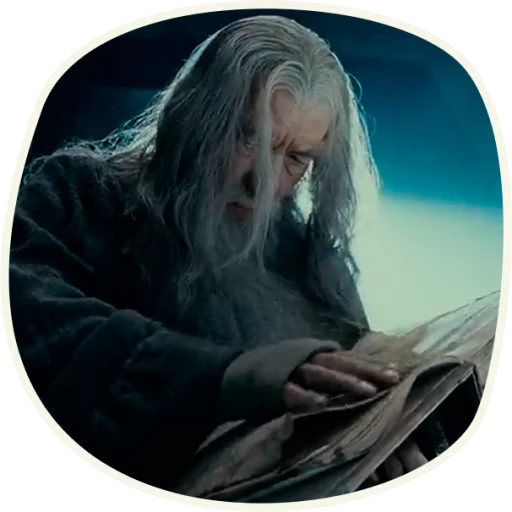 ⭕️ Gandalf (first movie)  stiker 🥅