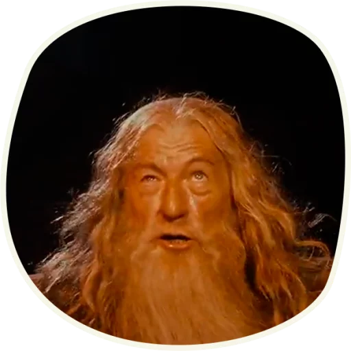 ⭕️ Gandalf (first movie) sticker 😟