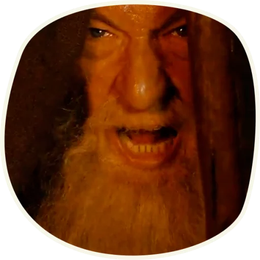 ⭕️ Gandalf (first movie)  stiker 😡
