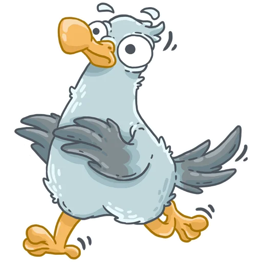 mr. seagull sticker 🏃‍♂️