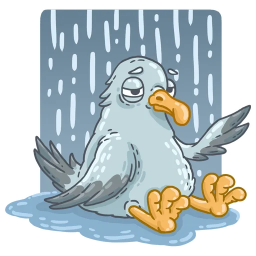 Telegram Sticker «mr. seagull» ?