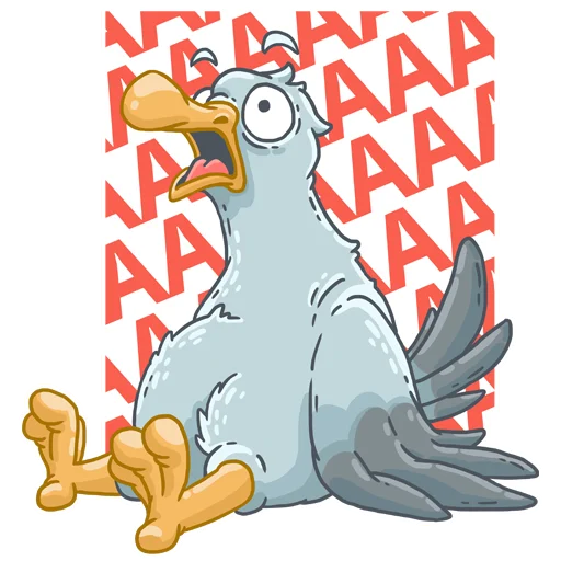 mr. seagull sticker 😱