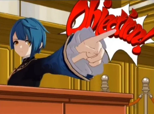 Genshin Objection!!! sticker ✊