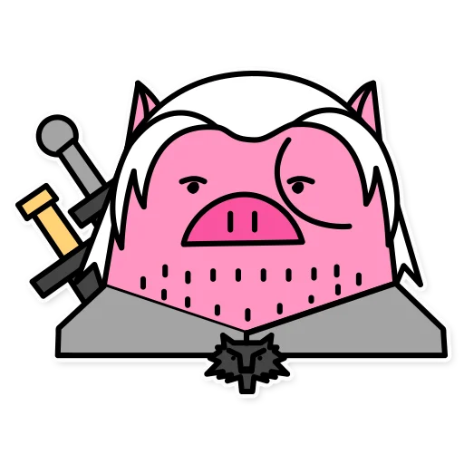German the pig emoji ✈️