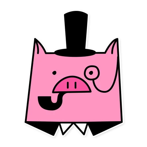 Telegram Sticker «German the pig» ?