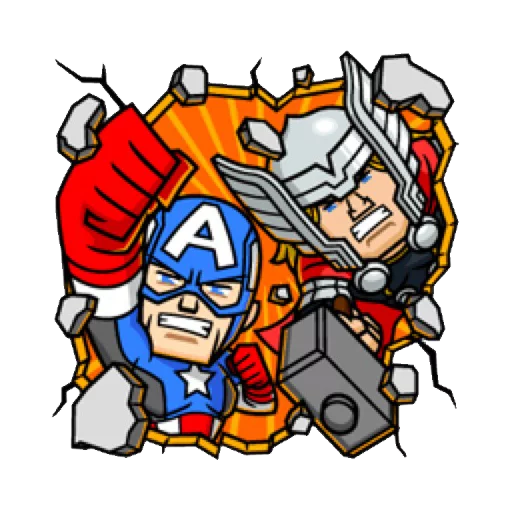 Marvel sticker 👊
