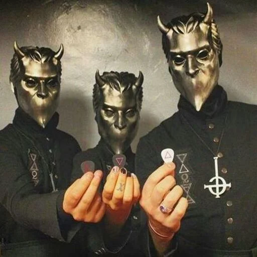 Ghost band sticker 😌