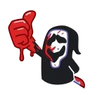 Telegram emoji Ghost face