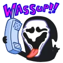 Telegram emoji Ghost face