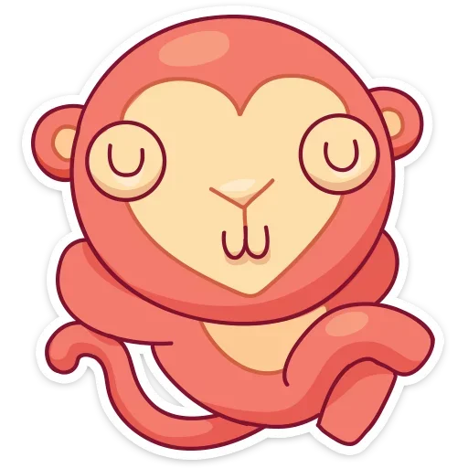 Monkey Gibby sticker 😴