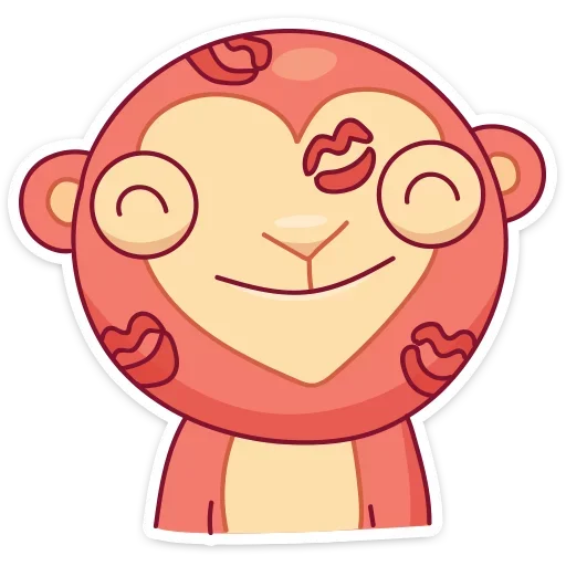 Стикер Telegram «Monkey Gibby » 🥰