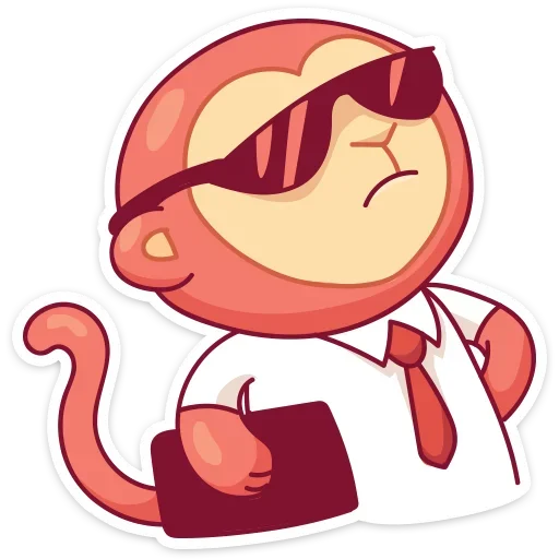 Monkey Gibby emoji 😎