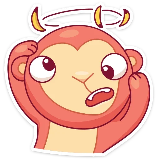 Monkey Gibby  stiker 🤯