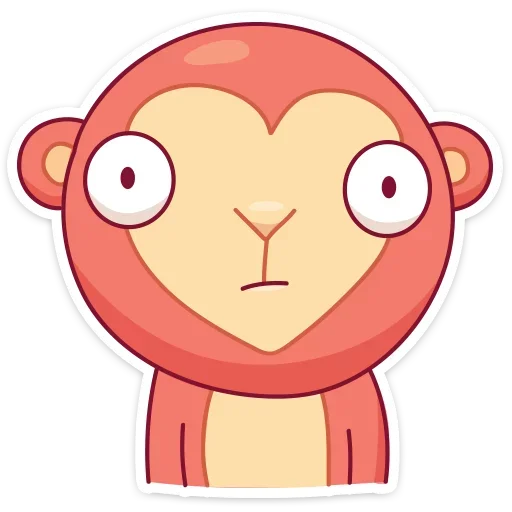 Monkey Gibby sticker 😕