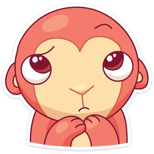 Monkey Gibby  stiker 🥺