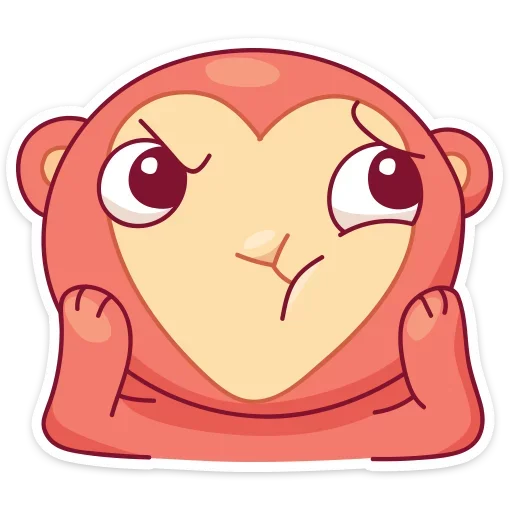 Monkey Gibby sticker 😒