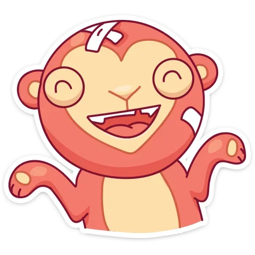 Monkey Gibby sticker 😋